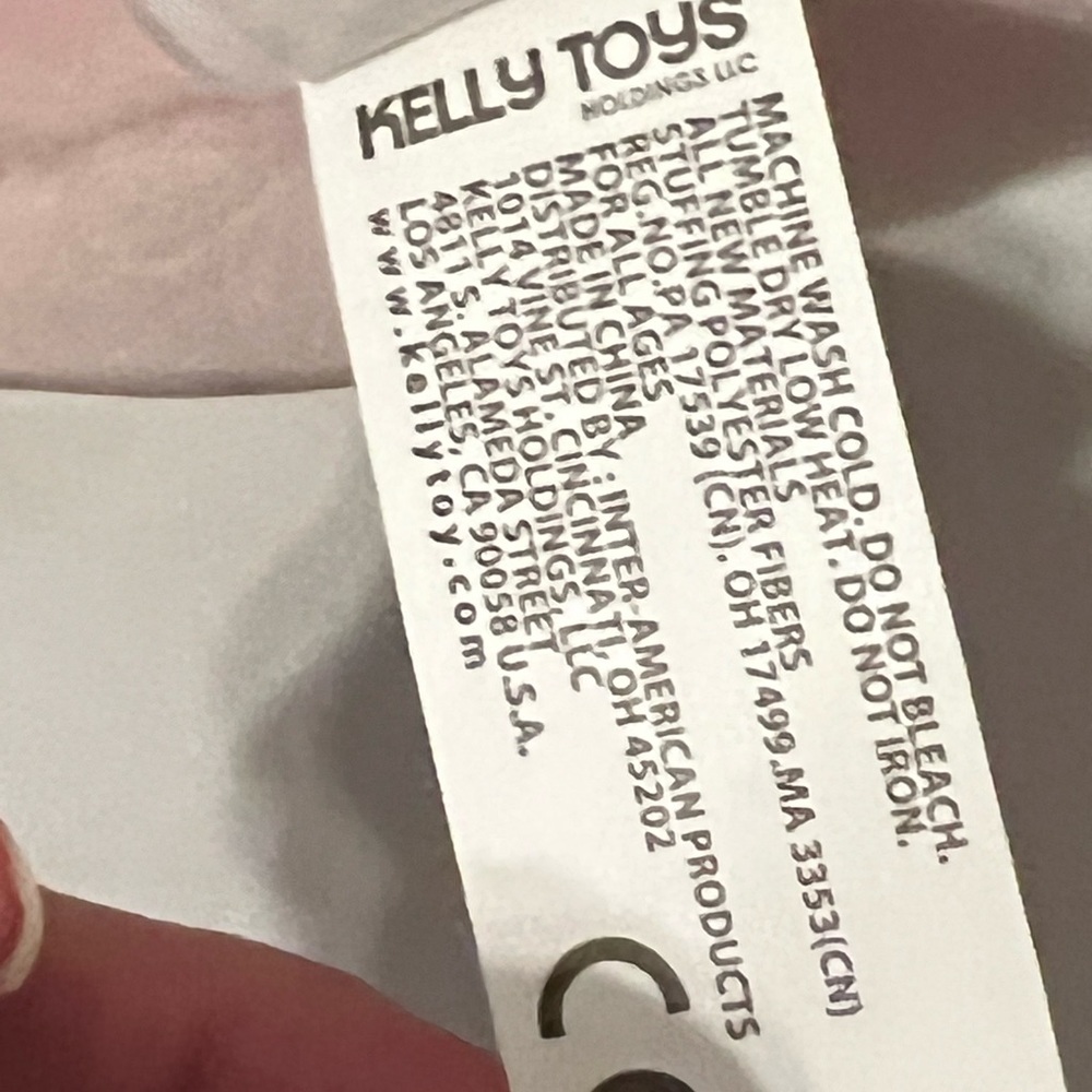 Squishmallows 8" Paulita Pink Cat 2021 Plush Kellytoy Toy Easter Tabby - Picture 7 of 8